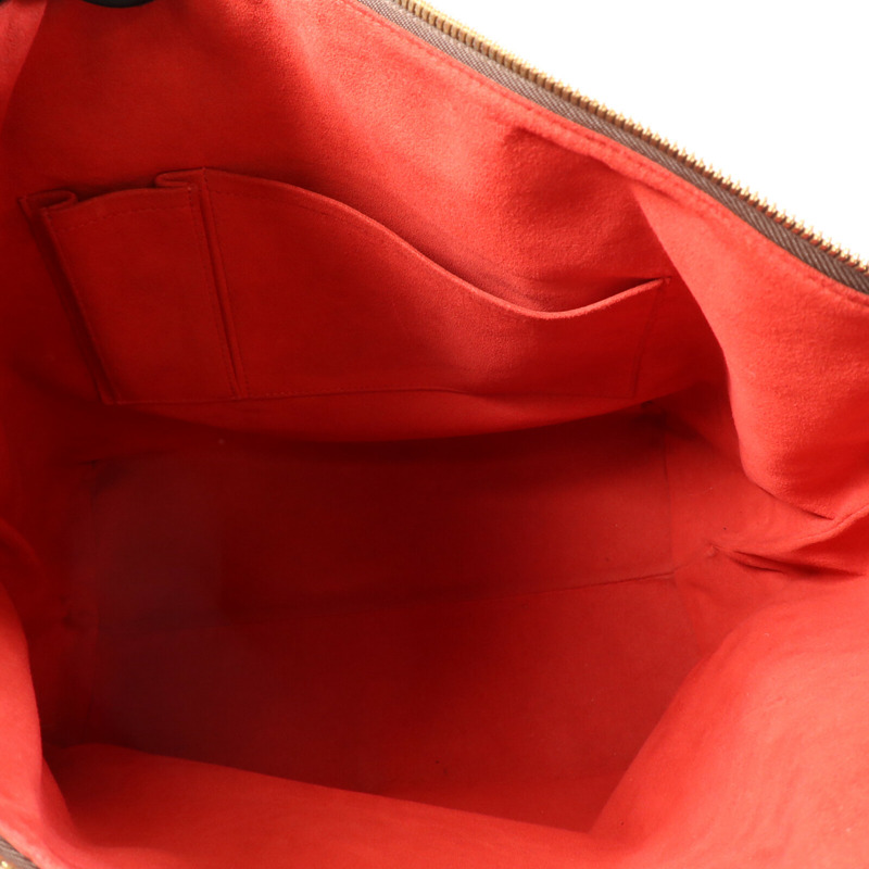 LOUIS VUITTON Damier Saleya GM金扣手挽袋-4