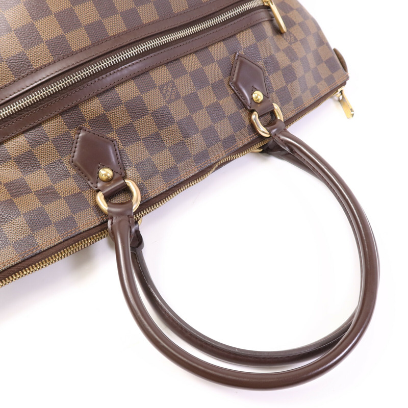 LOUIS VUITTON Damier Saleya GM金扣手挽袋-8