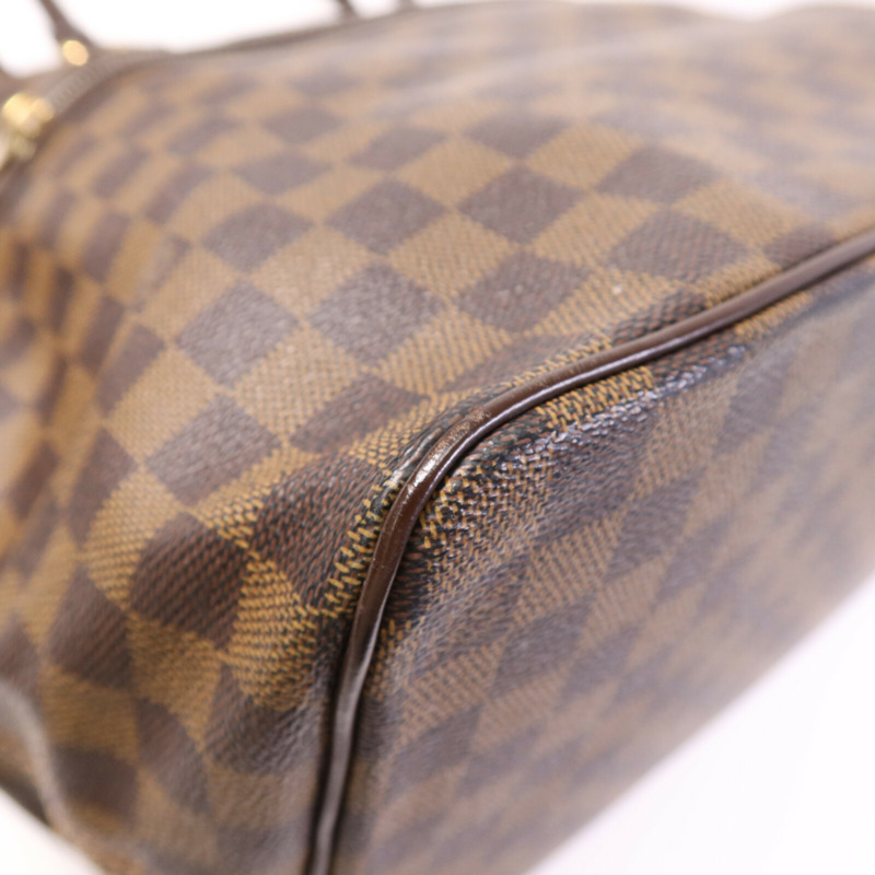 LOUIS VUITTON Damier Saleya GM金扣手挽袋-11