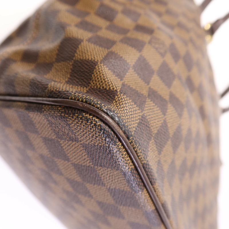 LOUIS VUITTON Damier Saleya GM金扣手挽袋-13