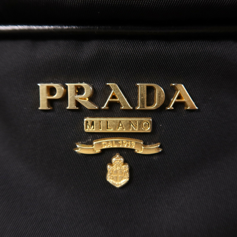 PRADA 尼龍Shoulder Bag金扣肩背袋-13