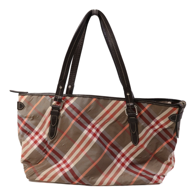 BURBERRY 帆布Tote Bag銀扣手挽袋-1