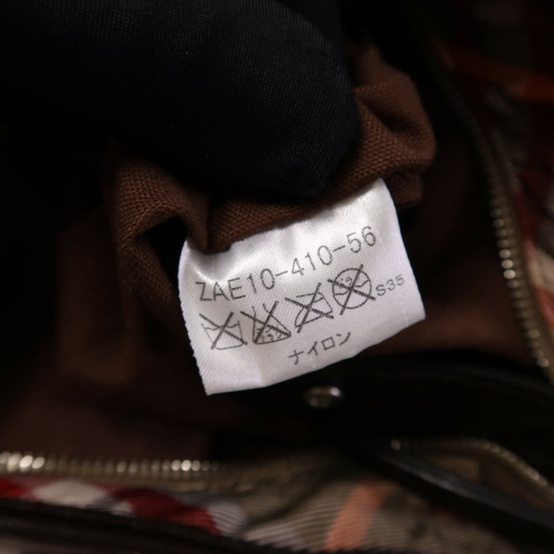 BURBERRY 帆布Tote Bag銀扣手挽袋-6