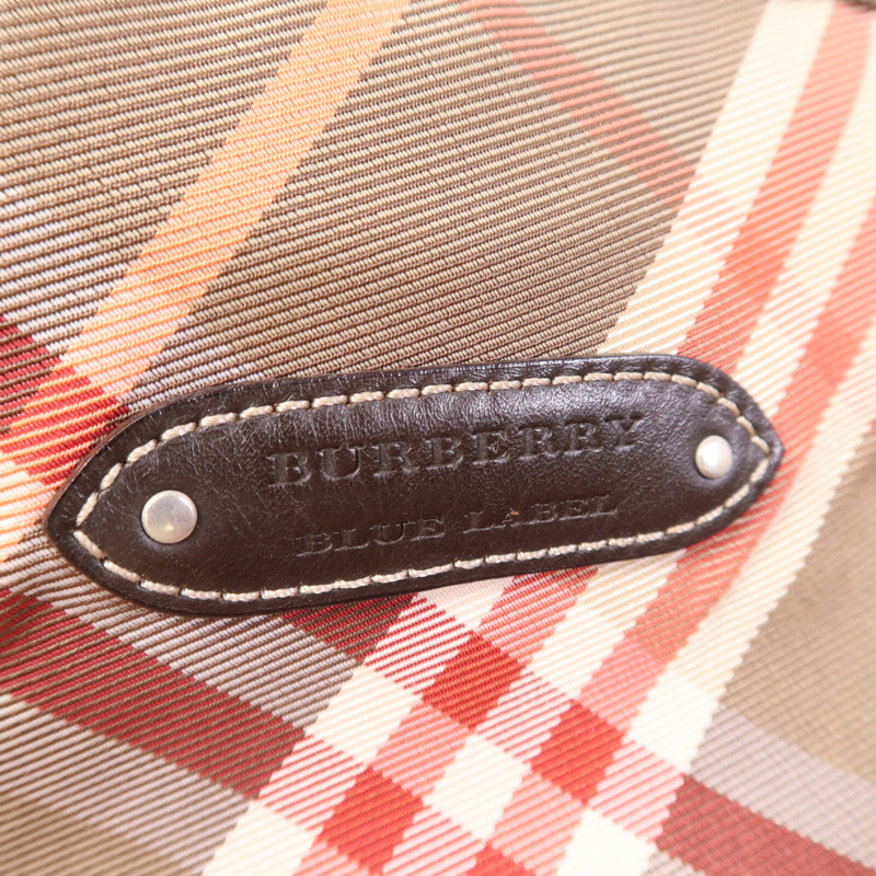 BURBERRY 帆布Tote Bag銀扣手挽袋-12