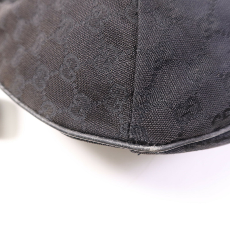 GUCCI 帆布Shoulder Bag銀扣肩背袋-11