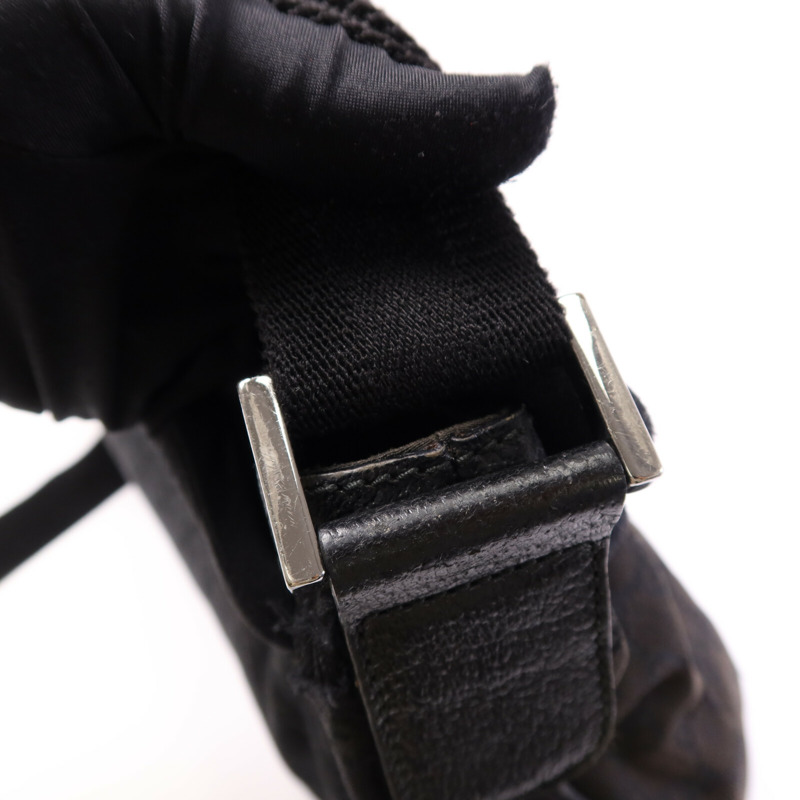 GUCCI 帆布Shoulder Bag銀扣肩背袋-12