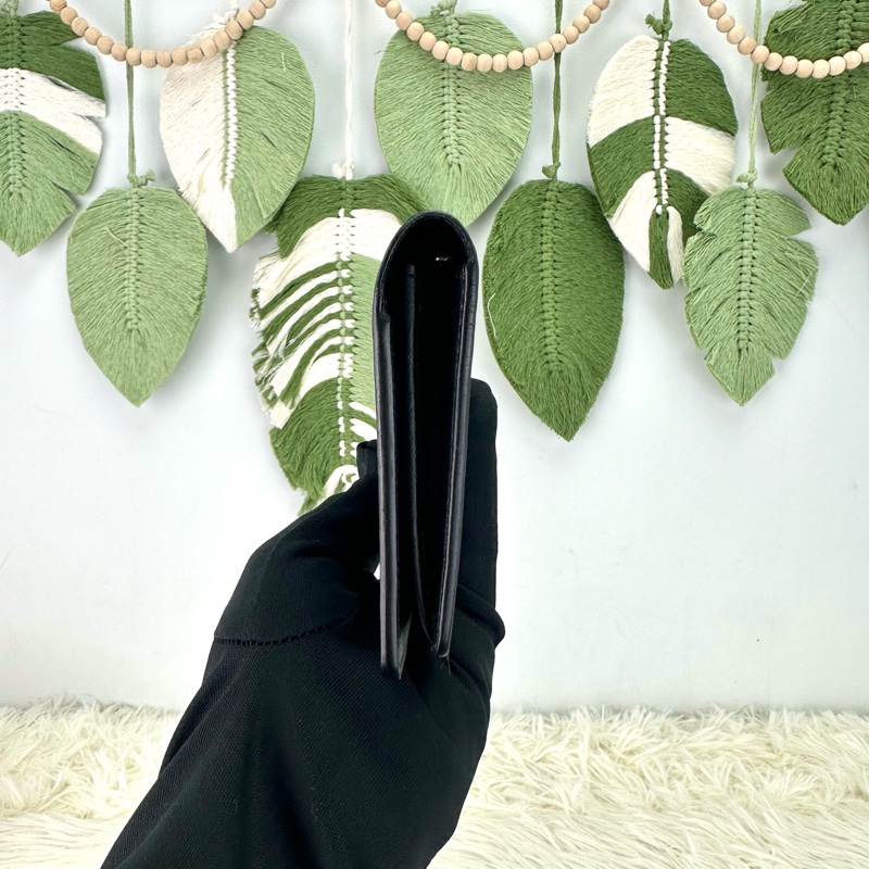 LV Brazza 黑色老花長銀包 晶片款 全套有盒-2