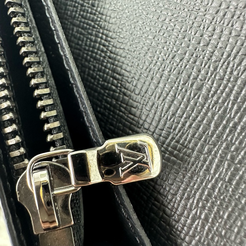 LV Brazza 黑色老花長銀包 晶片款 全套有盒-15