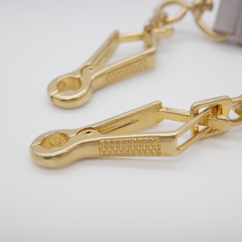 Miu Miu 繆繆 Nappa Matelassé 粉灰色 羊皮 手提 皺褶 斜背 手提 兩用包-11