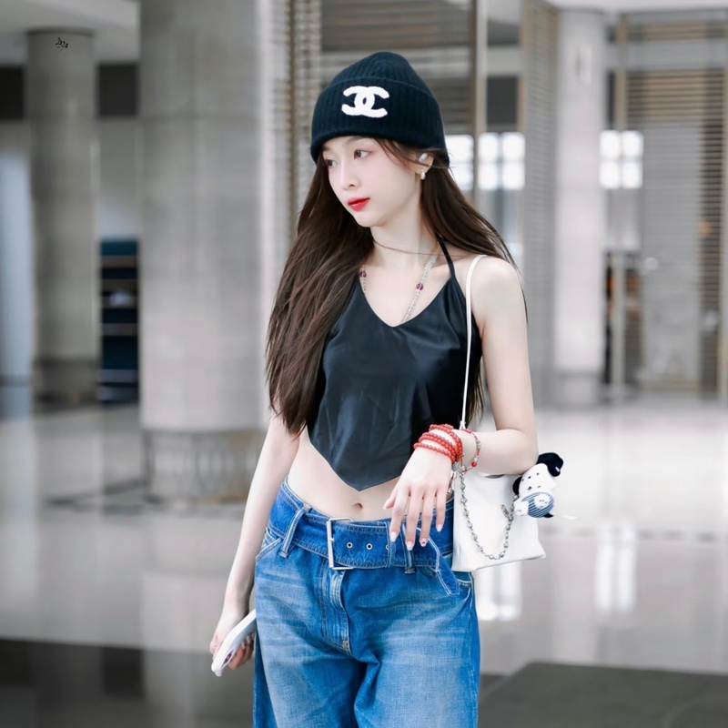 Chanel 黑色 絨線帽 超難買-2