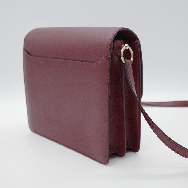 Hermès 愛馬仕 豬鼻子 Roulis 波爾多酒紅 金色 淡金扣 肩背包-3