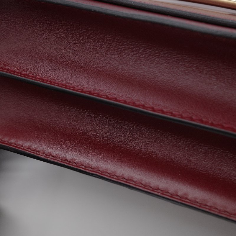 Hermès 愛馬仕 豬鼻子 Roulis 波爾多酒紅 金色 淡金扣 肩背包-21