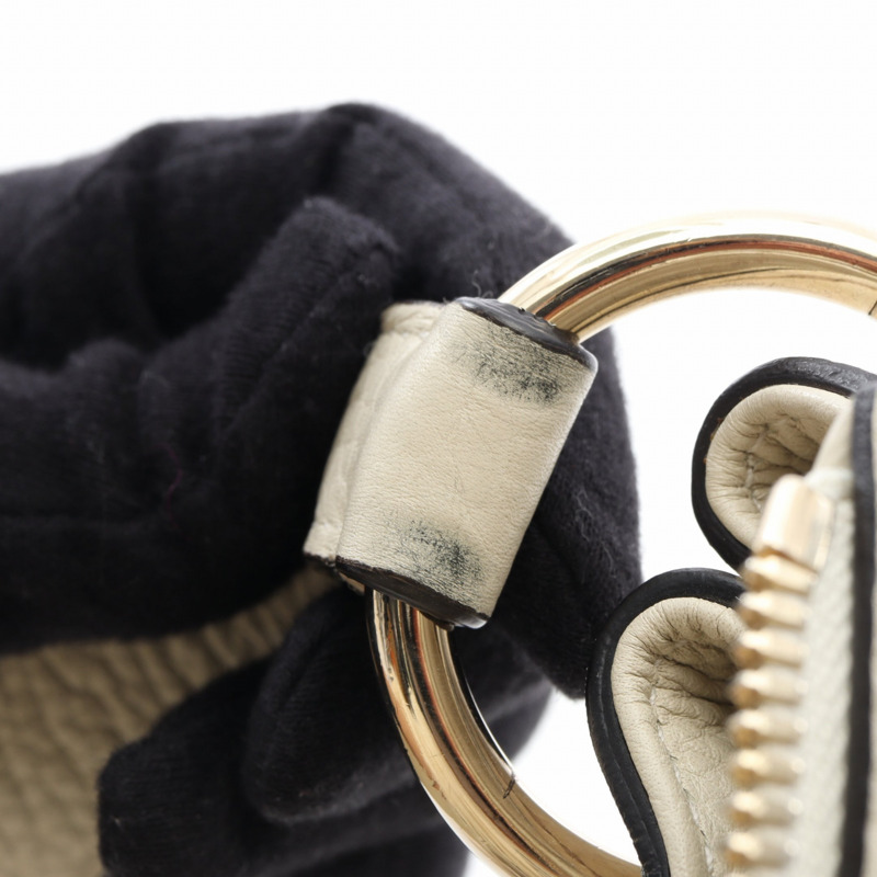 GUCCI Soho 手提包 408825 皮革 米色 二手 女士 GG-8