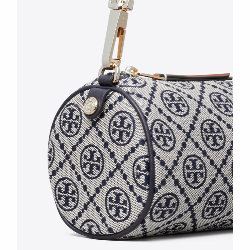 Tory Burch 女士 T Monogram 圓筒包均碼碼22cm*9.5cm*9.5cm-1