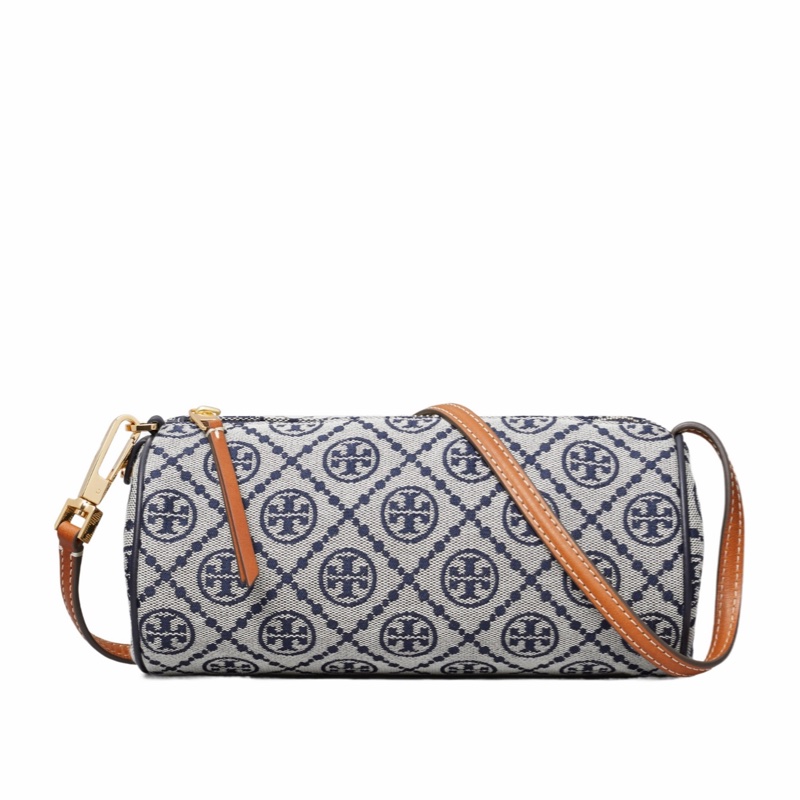 Tory Burch 女士 T Monogram 圓筒包均碼碼22cm*9.5cm*9.5cm-2