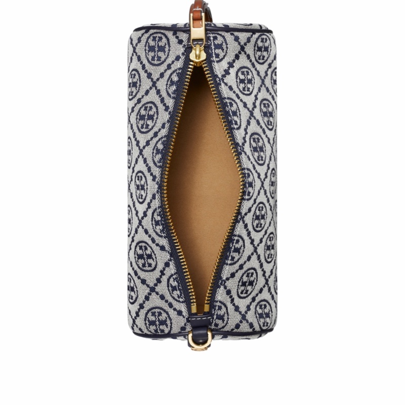 Tory Burch 女士 T Monogram 圓筒包均碼碼22cm*9.5cm*9.5cm-3