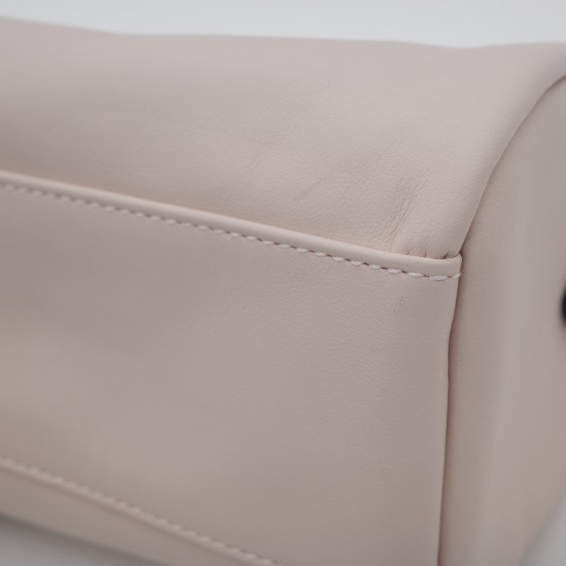 Longchamp 瓏驤 Le Pliage Xtra XS 裸色 粉色 牛皮 收納小包 圓筒斜背包-11