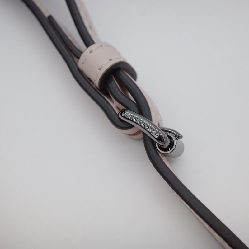 Longchamp 瓏驤 Le Pliage Xtra XS 裸色 粉色 牛皮 收納小包 圓筒斜背包-16