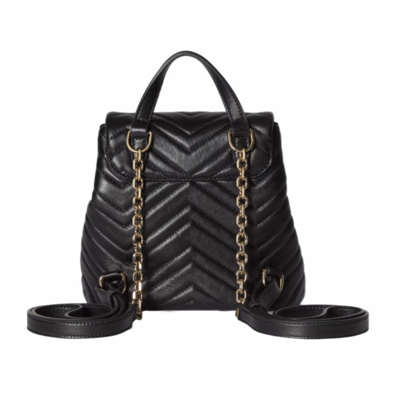 Gucci 女士 GG Marmont 迷你背包均碼碼MINI、20cm*10.9cm*18cm-2