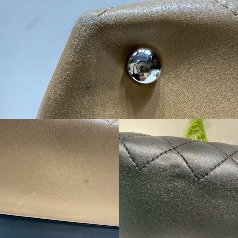 CHANEL Bowling bag雙色手提鏈帶包-5