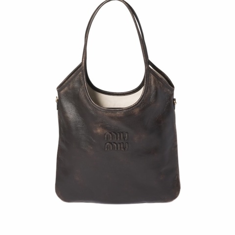 Miu Miu 女士 IVY 皮革手提包均碼碼35cm*40cm