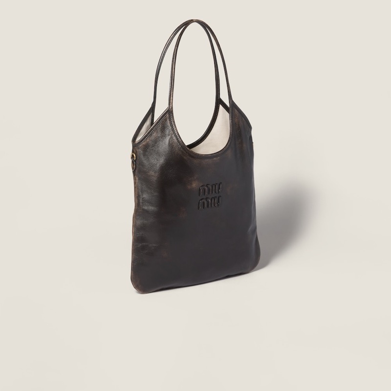 Miu Miu 女士 IVY 皮革手提包均碼碼35cm*40cm-2