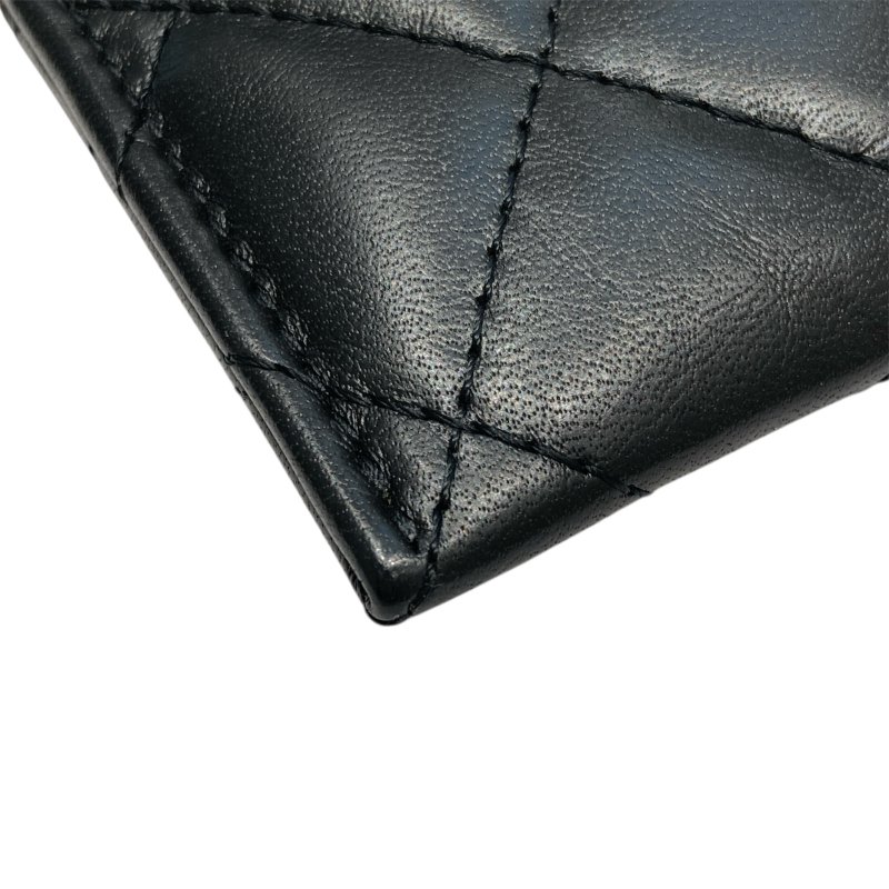 CHANEL 香奈兒 SO BLACK 2.55 菱格紋 皮革 卡夾包 黑色-3