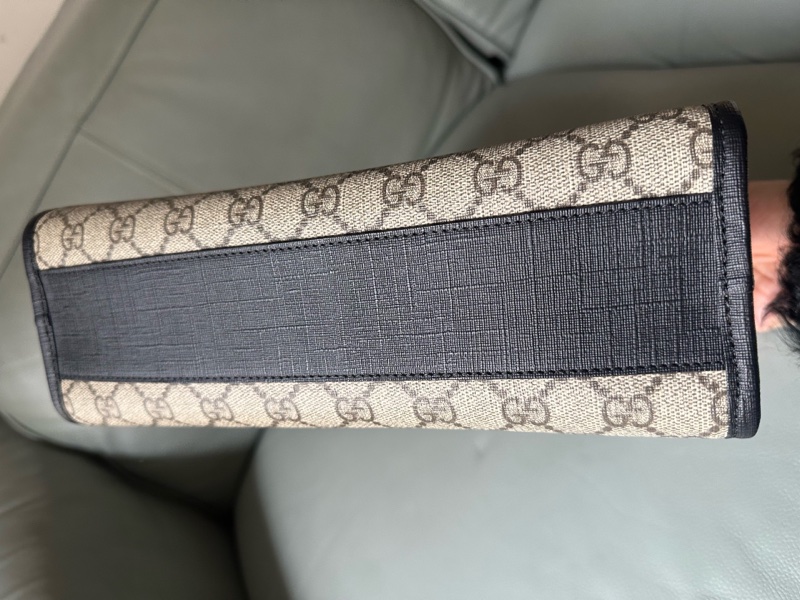 【二手極新】GUCCI蘋果造型老花托特包-7