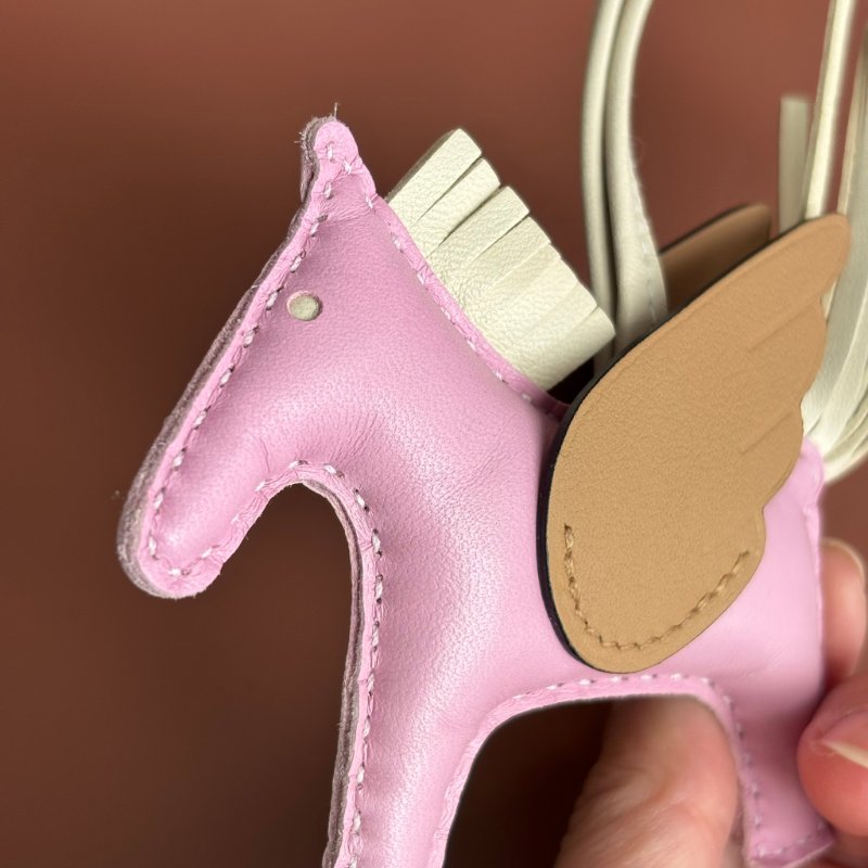 B刻 ::HERMES:: Rodeo Pegase 粉/棕色 小飛馬 PM-6