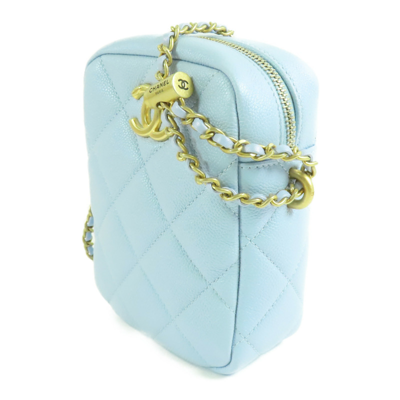 CHANEL 牛皮皮革Mini Camera Bag金扣肩背袋-2