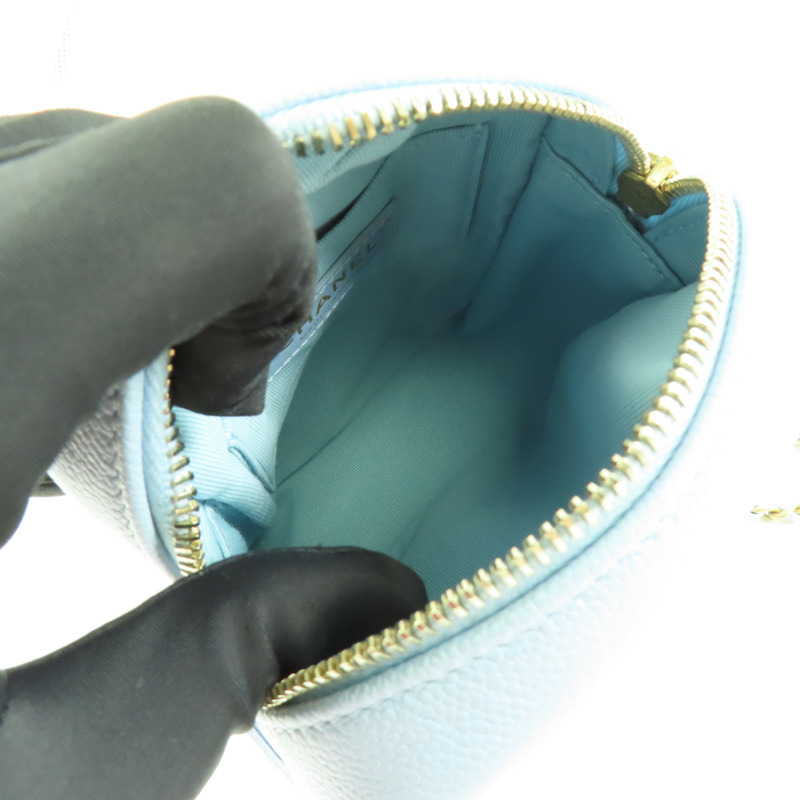 CHANEL 牛皮皮革Mini Camera Bag金扣肩背袋-4