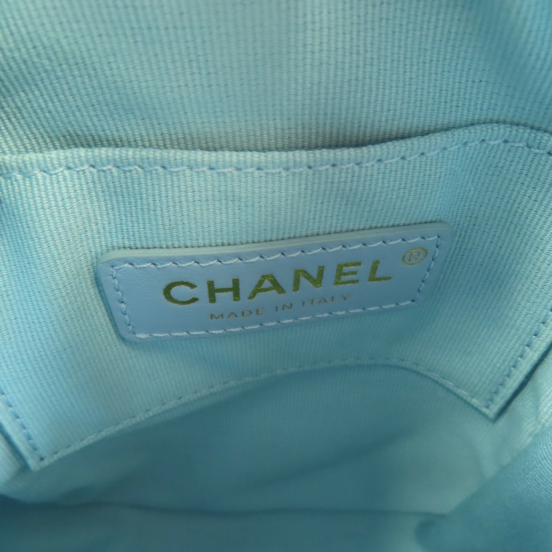 CHANEL 牛皮皮革Mini Camera Bag金扣肩背袋-5