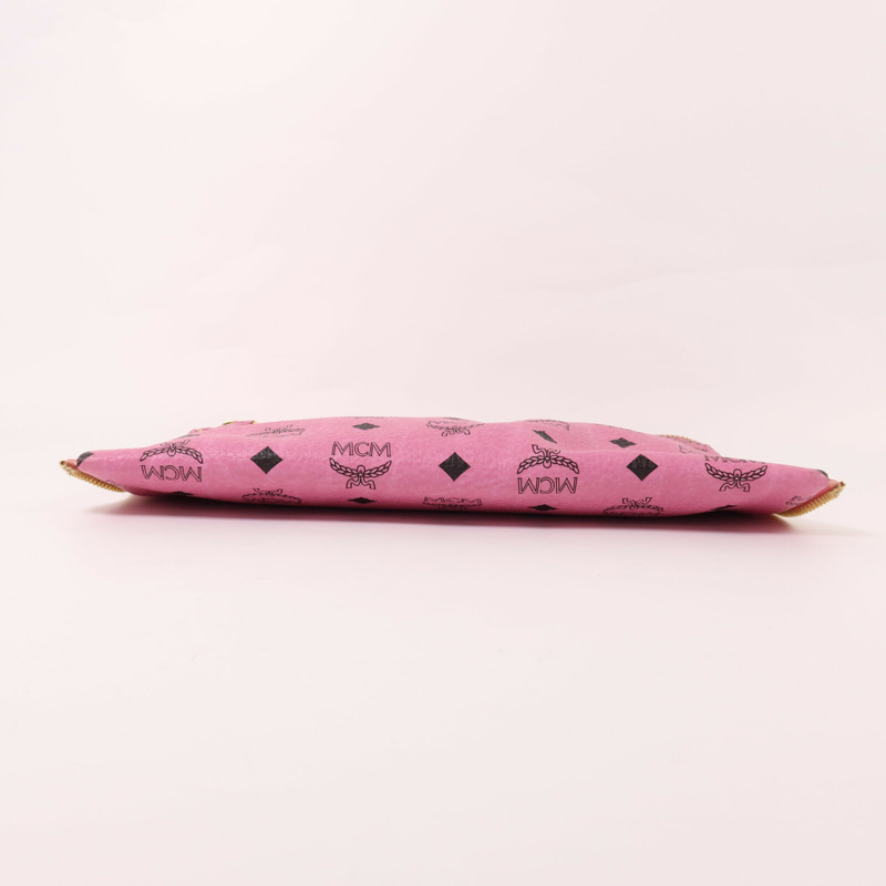 MCM 牛皮皮革Backpack金扣背包-14