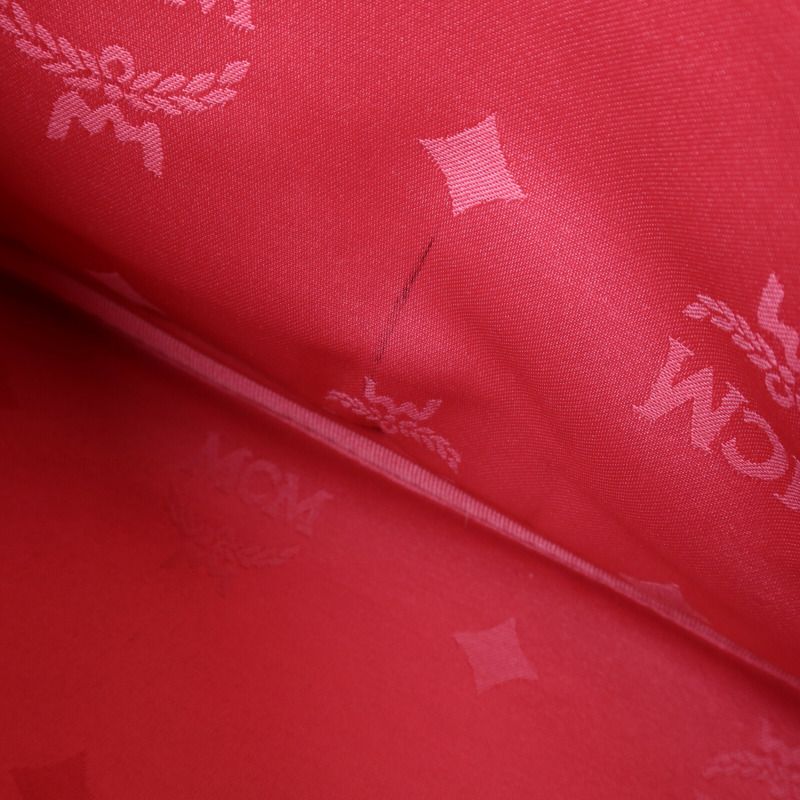 MCM 牛皮皮革Backpack金扣背包-21