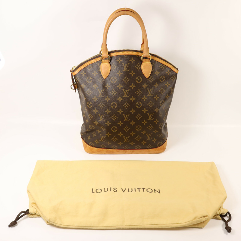 LOUIS VUITTON Monogram Lockit金扣手挽袋-8