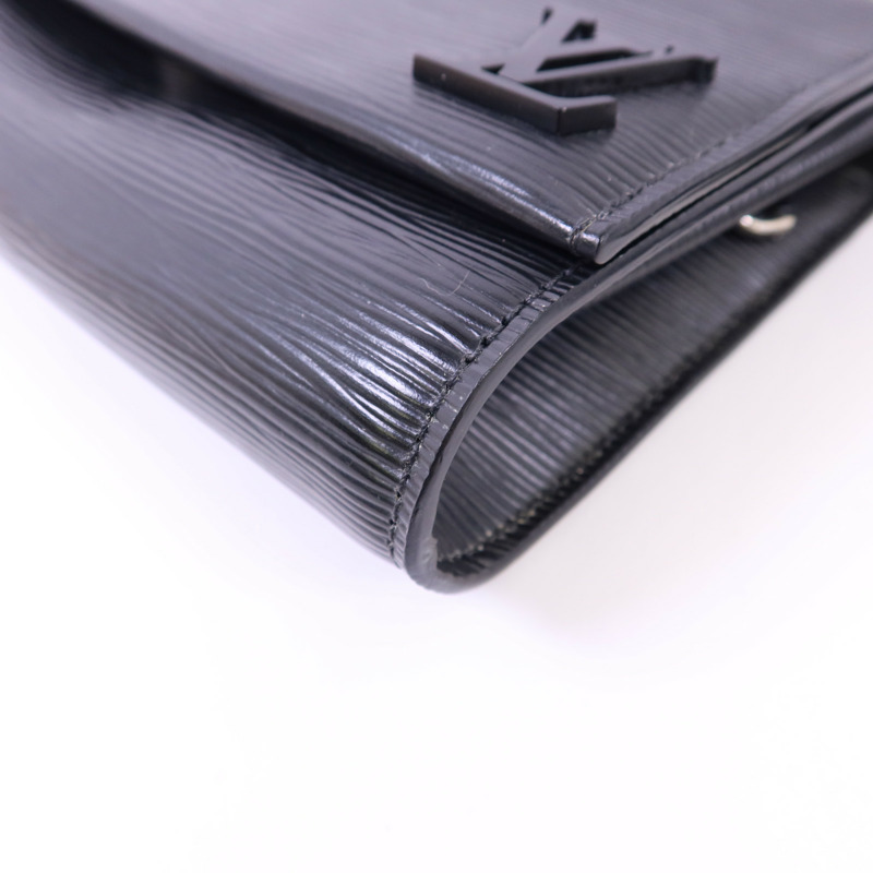 LOUIS VUITTON Epi Clery銀扣手挽肩背兩用袋-14