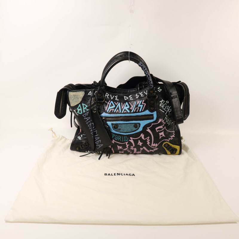 BALENCIAGA 牛皮皮革Classic City Bag手挽肩背兩用袋-8