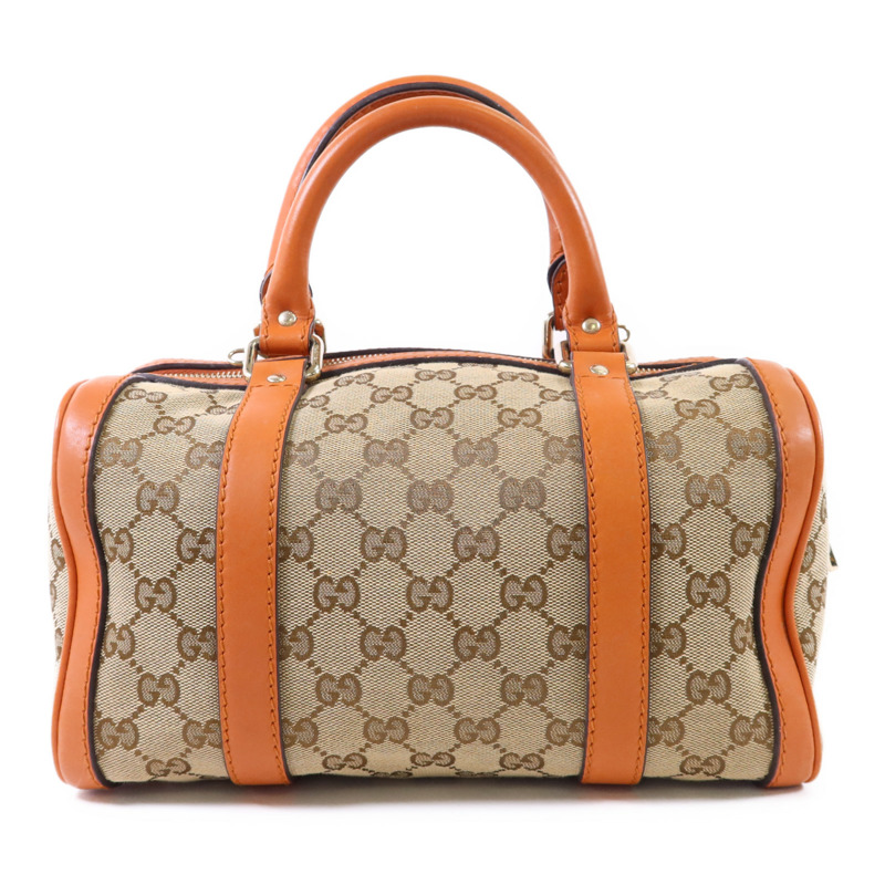 GUCCI 帆布2 Way Boston Bag金扣手挽肩背兩用袋-2