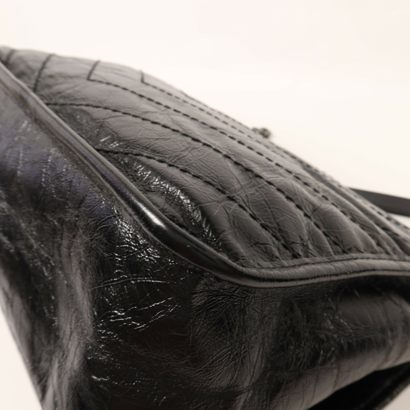 SAINT LAURENT 牛皮皮革Niki Medium銀扣鏈帶肩背袋-13