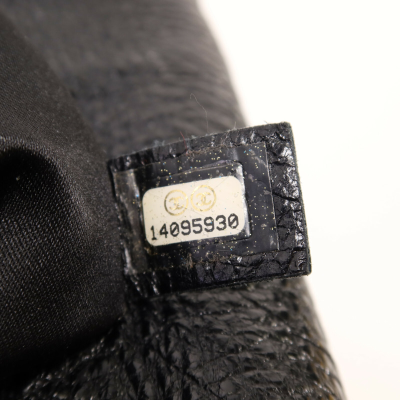 CHANEL 牛皮皮革Shoulder Bag銀扣肩背袋-6