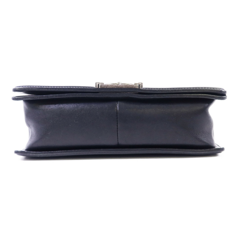 CHANEL 牛皮皮革Boy 25鏈帶肩背袋-3