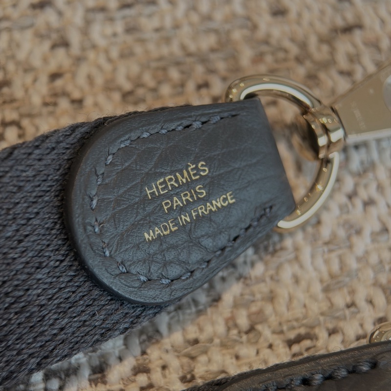 (未使用品) Hermes Evelyn mini 16錫器灰-18