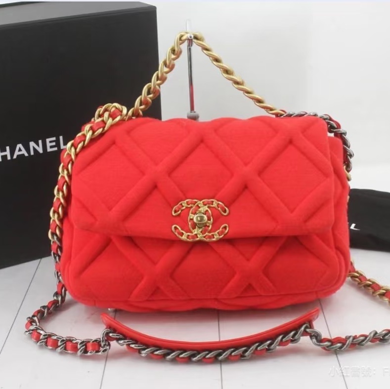 #全網最甜💰 #專櫃23萬 香奈兒19bag小號 26cm #閒置新包況✨-0