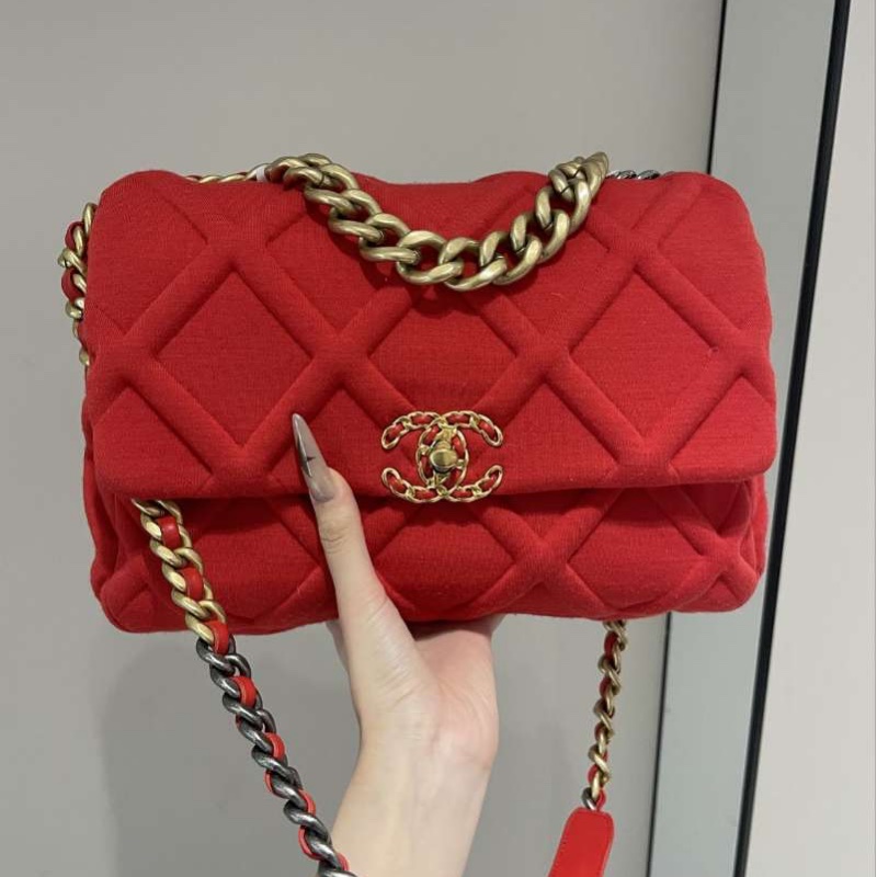 #全網最甜💰 #專櫃23萬 香奈兒19bag小號 26cm #閒置新包況✨-4