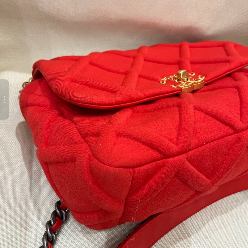 #全網最甜💰 #專櫃23萬 香奈兒19bag小號 26cm #閒置新包況✨-5