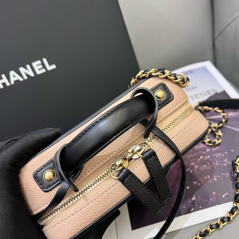 Chanel Vanity Case荔枝皮相機包-4