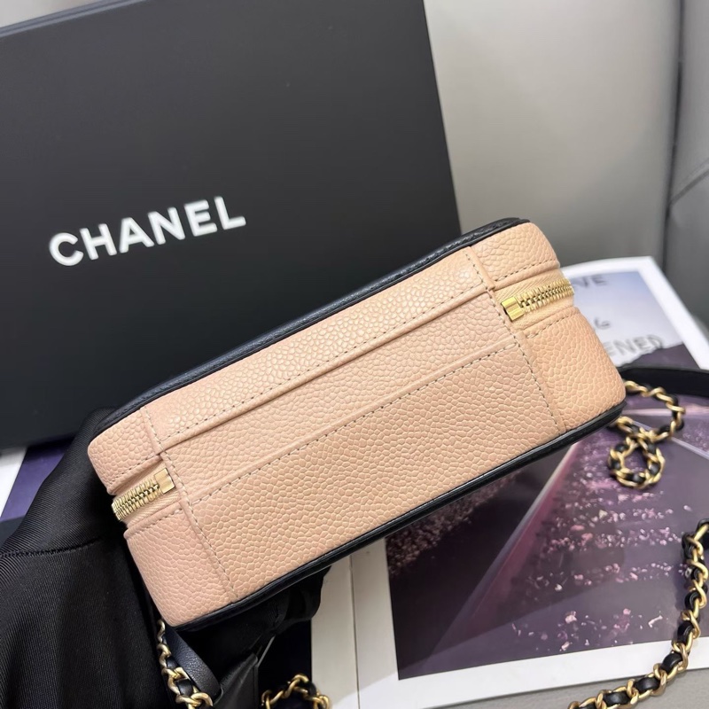 Chanel Vanity Case荔枝皮相機包-8