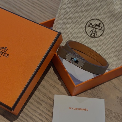 (未使用品) Hermes mini Kelly手帶手鐲 Double Tour Bracelet