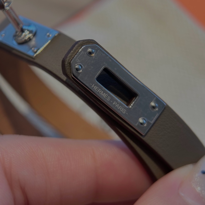 (未使用品) Hermes mini Kelly手帶手鐲 Double Tour Bracelet-8