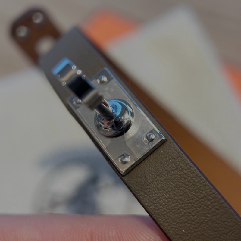 (未使用品) Hermes mini Kelly手帶手鐲 Double Tour Bracelet-14